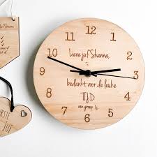 houten klok houten klok klok houten geschenken