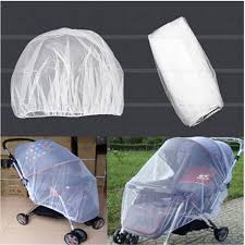 Infants Baby Stroller Pushchair Mosquito Insect Net Safe Mesh Buggy Crib Netting Cart Mosquito Net Pushchair Full Cover N Mosquito Baby Stroller Kids Strollers