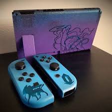 Pokemon Crystal Nintendo Switch Made By Comiccontrollers 90s Aesthetic Anime Art Blue Cartoons Color Cons Crystal Pokemon Crystals Nintendo Switch