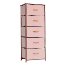 After all, they do come in just about all shapes and sizes. Buy Prime Garden Vertical Dresser Storage Tower 5 Fabric Drawer Organizer Unit For Bedroom Living Room Closet Rose Gold Online In Turkey B08979ytqr