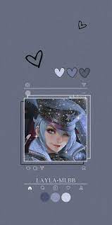Wallpaper Layla Mlbb Aesthetic In 2021 Ilustrasi Karakter Gambar Animasi Kartun Desain Karakter Game