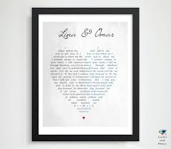 Our Wedding Vows 1st Paper Anniversary Valentines Gift For Her Or Him Husband Cu Unique Wedding Keepsakes 1st Wedding Anniversary Wedding Vows For Her