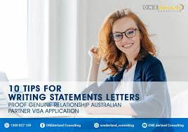 Need some inspiration for writing a cover letter? Statement Letters For Partner Visa Get It Right