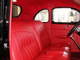 1940 Ford Coupe Custom Red Leather Interior 1940 Ford Coupe 1940 Ford Coupe
