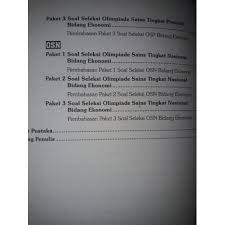Download soal dan pembahasan osn smp bidang ips. Buku Soal Sma Mahir Olimpiade Osn Ekonomi Sma Ma Shopee Indonesia