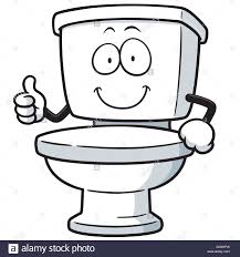 Ilustración vectorial de Cartoon wc Imagen Vector de stock - Alamy