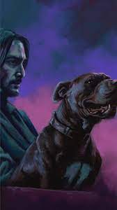 John Wick With Dog Wallpaper Dog Wallpaper Cool Wallpaper Iphone Wallpaper