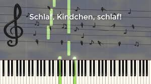 Klicke auf notennamen ausblenden über der klaviertastatur, um die notennamen auszublenden. Schlaf Kindchen Schlaf Piano Youtube