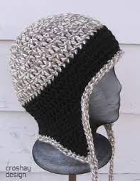 Crocheted Hat With Ear Flap Patterns Free Patterns Crochet Hats Crochet Hat Pattern Crochet