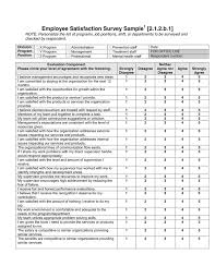 Questions and it is intended as an initial indicator of overall student. Employee Satisfaction Survey Sample In Word And Pdf Formats