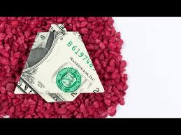 The small trees in the video are made with 7.5 x 7.5. Money Origami Star Making An Origami Christmas Star With Dollars Youtube