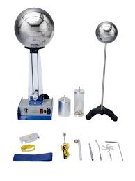 These electrons repel each other and try to get as far away from each other as possible, spreading out on the surface of the sphere. Van De Graaff Generator With Accessories Set Eduscience