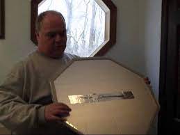 Bathroom window coverings small bathroom window bathroom windows glass bathroom modern bathroom bathroom ideas stained glass cardinal in magnolia tree stained glass octagon. Foam Board Octagon Window Insulation Cover Youtube