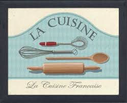 Quel est le troisième secret de la bonne cuisine? La Cuisine Francaise Framed Canvas Art