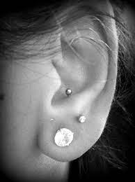 This Is A Perfect Example Of An Anti Tragus Piercing Piercings Unique Earings Piercings Cute Ear Piercings