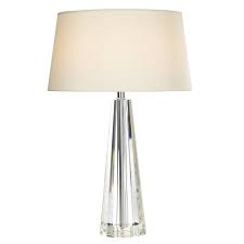 Table lamps will always be a necessity. Dar Lighting Cyprus Table Lamp With Crystal Glass Base
