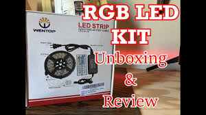 Wentop Rgb Lighting Kit Unboxing And Review Youtube