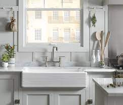 In a fitted kitchen the sink is completely immovable. Trend Alert Gorgeous Farmhouse Sinks In The Kitchen Sa Decor Design
