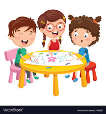Of Kids Playing Royalty Free Vector Image Vectorstock Kids Playing Children Illustration Kids Clipart Free