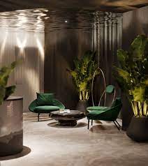 Emerald Green Gold Spa Zone In Mgallery Hotel Nairobi Kenya Green Interior Design Spa Interior Design Wallpaper Interior Design