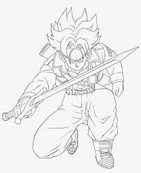 Dragon ball coloring trunks colorir desenhos goku desenho imprimir kleurplaat pan boo dbz tudodesenhos colorear 360coloringpages sheets dragonboll pintar printable. Future Trunks Lineart By Arrancarippo On Deviantart Trunks Super Saiyan Coloring Pages 2954x4121 Png Download Pngkit