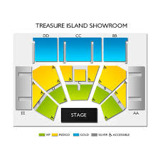 Treasure Island Resort And Casino Welch 2019 Seating Chart