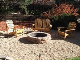 And the day's blue sky slowing fading into a peaceful twilight. Pea Gravel Fire Pit Ideas Novocom Top