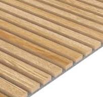 Pannello acustico impiallacciato naturale - Rovere sbiancato ...