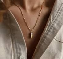 Custom Dainty Name Tag Necklace | Caitlyn Minimalist