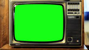 1980s Television With Green Screen Zoom In Really Fast Stock Footage Green Screen Television Stock Greenscreen Chroma Key Screen