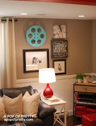 Basement Decorating Ideas Some Room Edits A Pop Of Pretty Wall Decor Living Room Basement Decor Cheap Basement Remodel