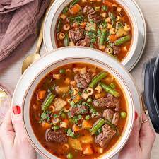 Instant Pot Vegetable Beef Soup Recipe Recipe Beef Soup Recipes Instant Pot Vegetable Beef Soup Recipe Soup Recipes