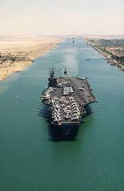The suez canal authority (sca) said it had lost the ability to steer amid high winds and a dust storm. Suez Canal Uss Enterprise Cvn 65 Aircraft Carrier Navy Carriers