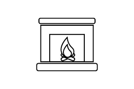 Download Fireplace Icon Svg Cut File By Creative Fabrica Crafts Creative Fabrica PSD Mockup Templates