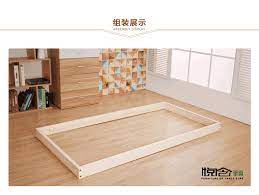 榻榻米床 简约实木床松木床1 2单人床1 8双人床1 51米韩式榻榻米 阿里巴巴