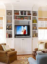 Store More In Your Entertainment Center With These 9 Ideas Home Built In Entertainment Center Family Room