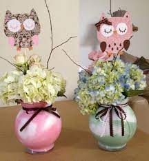 Pin By Jo Medina On Center Pieces Decor Scrapbook Projects Owl Baby Shower Owl Baby Shower Theme Pink Baby Shower