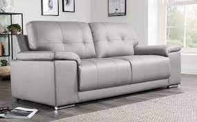 + more colors for forte channeled leather sofa bello grey. Kansas Light Grey Leather 3 Seater Sofa Grey Leather Sofa Living Room Grey Leather Sofa Leather Sofa Living Room