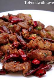 To Food With Love Wok Tossed Diced Lamb With Sichuan Pepper And Chillies Diced Lamb Recipes Healthy Chicken Recipes Food