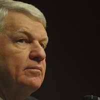 Lieutenant Colonel Gary Dodge answers local media questions