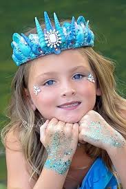 Buy Blue & Pink Mermaid Crown, Mermaid Headband, Mermaid Headdress, Shell  Crown, Mermaid Costume, Seashell Tiara, Crystal Crown, Beach Wedding Online  in India