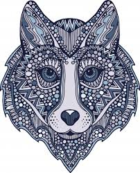 Wolf head zentangle coloring page from zentangle category select from 29500 printable crafts of c animal coloring pages abstract coloring pages coloring pages for boys and girls kids and adults teenagers and toddlers preschoolers and older kids at school. The Face Of The Dog Free Coloring Page Kidspressmagazine Com Wolf Illustration Lion Illustration How To Draw Hands