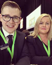 Adam and Amanda both attending Meet the Buyer today representing both  Waterfoot Hotel and Seagoe Hotel! 😁 #meetthebuyer2019 #welcome #visitderry  #tourismni