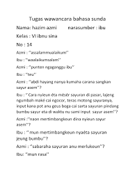 Contoh wawancara bahasa sunda tentang tukang bakso cute766. Contoh Laporan Wawancara Bahasa Sunda Singkat Nusagates