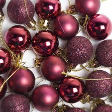 Burgundy Baubles Marsala Christmas Pink Christmas Decorations Christmas Time