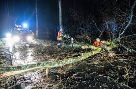 So können sie sich rechtzeitig auf gefahren durch blitzschlag, hochwasser, sturmschäden und glätte vorbereiten. Unwetter Im Sudwesten Polizei Meldet Schaden Durch Orkanboen Baden Wurttemberg Stuttgarter Nachrichten