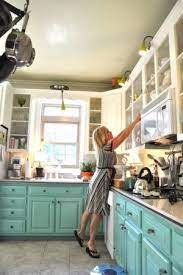 Get free shipping on qualified no door assembled kitchen cabinets or buy online pick up in store today in the kitchen department. I Would Love To Have Turquoise Bottom Cabinets In My Kitchen With Off White Top Cabinets Maybe This Wi Painting Kitchen Cabinets Kitchen Paint Cottage Kitchen