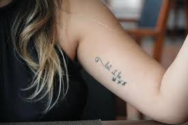 Let It Be Girl Arm Tattoos Let It Be Tattoo Forearm Tattoo Women