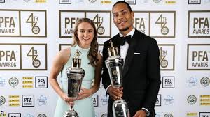 Virgil van dijk best player. Virgil Van Dijk And Vivianne Miedema Win Pfa Player Of The Year Awards Bbc Sport