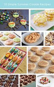 10 Simple Summer Cookie Recipes Summer Cookies Summer Cookie Recipes Cookie Recipes